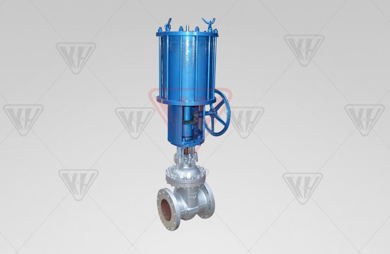  Pneumatic Gate Valve with Manual
